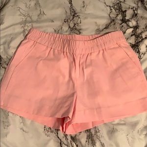 J crew elastic waistband shorts
